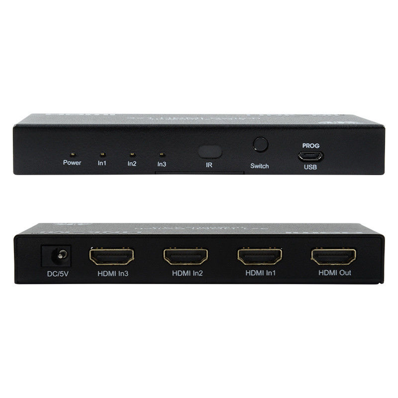 3X1 HDMI 2.0 Switch Hd Matrix Switcher 3 X 1 Hdmi Switch 3 puertos Hdmi Switch 1080P 20m