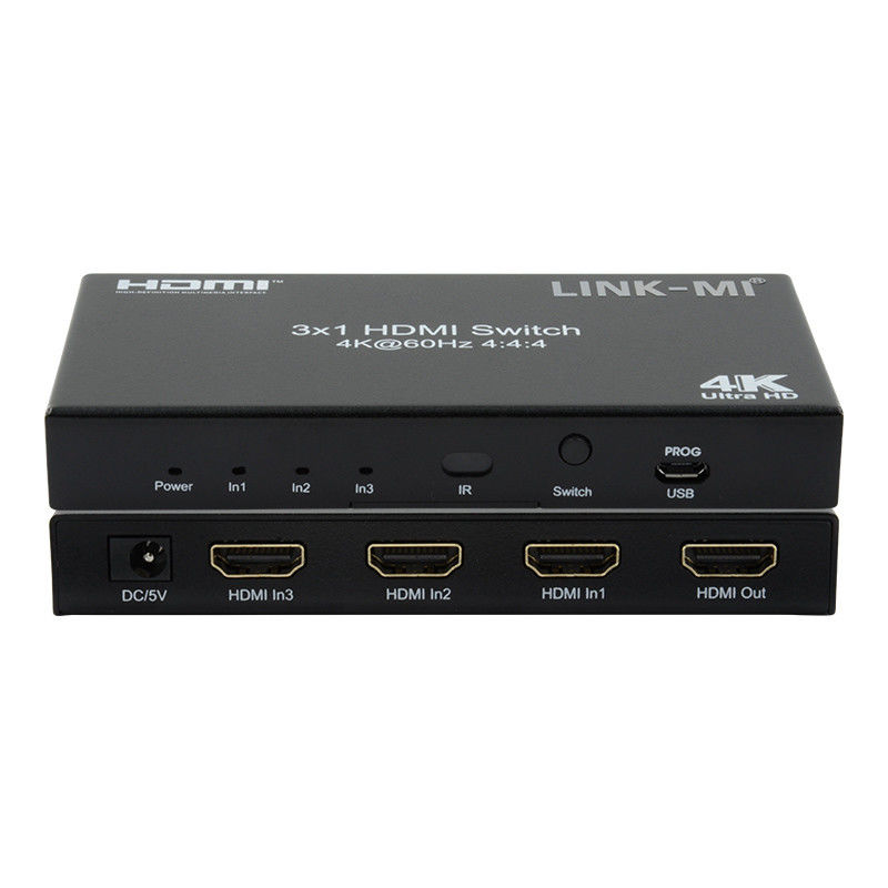 3X1 HDMI 2.0 Switch Hd Matrix Switcher 3 X 1 Hdmi Switch 3 puertos Hdmi Switch 1080P 20m