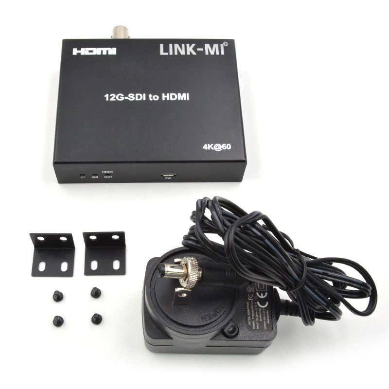 12G 6G 3G SDI a convertidor de vídeo HDMI soporte YUV4:22 m máximo 120 m