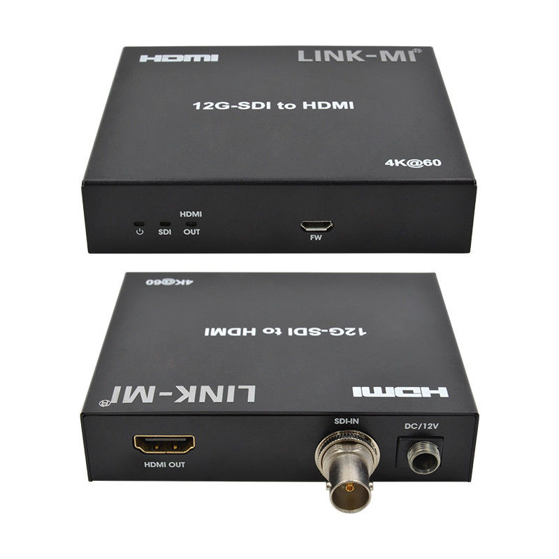 12G 6G 3G SDI a convertidor de vídeo HDMI soporte YUV4:22 m máximo 120 m