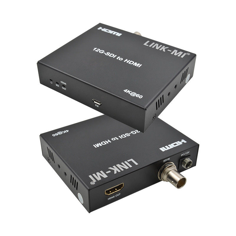 12G 6G 3G SDI a convertidor de vídeo HDMI soporte YUV4:22 m máximo 120 m