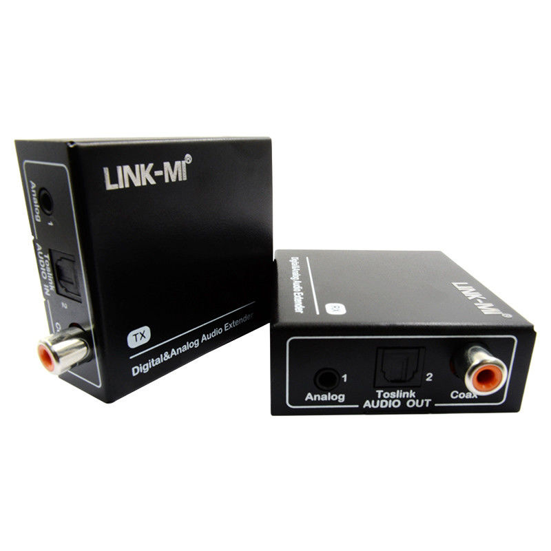 Extractor de audio HDMI de 500 m Extensor de audio analógico digital por cable Cat5e por cable Cat5e/6