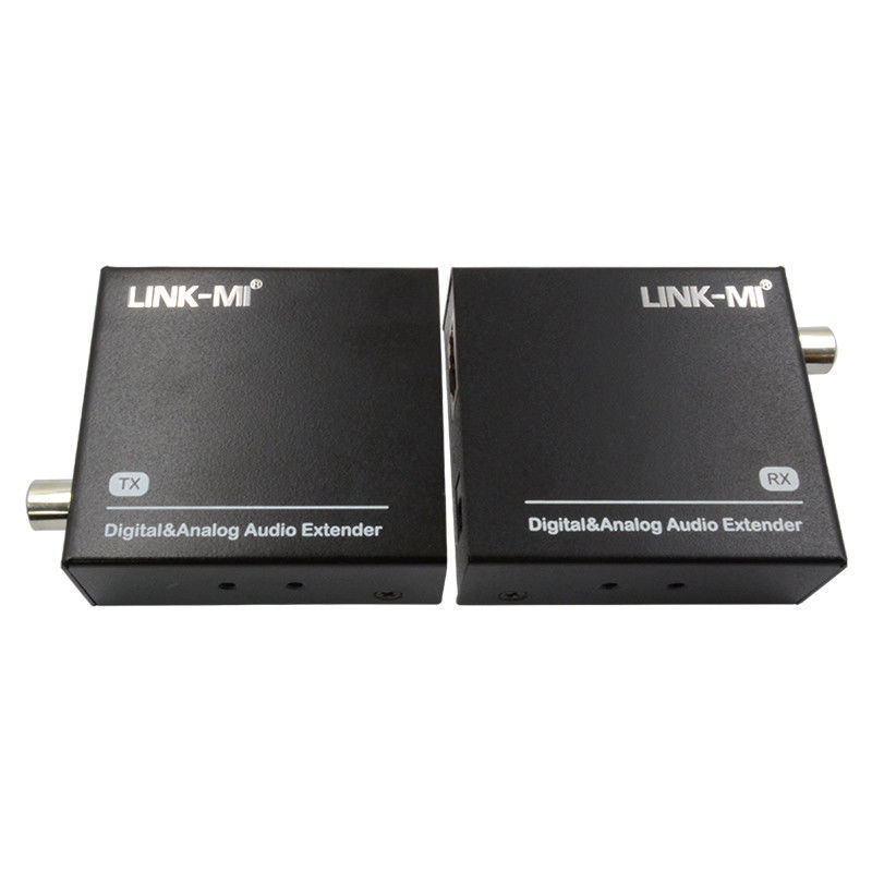Extractor de audio HDMI de 500 m Extensor de audio analógico digital por cable Cat5e por cable Cat5e/6
