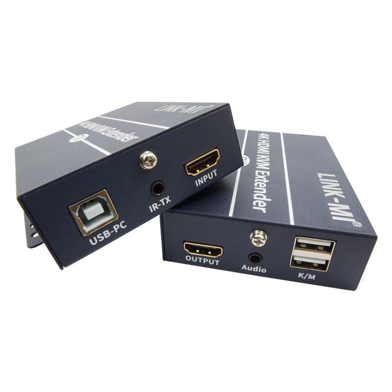 120m 4K KVM Extender HDMI por cable Cat 6 / Cat6e para el ratón de teclado