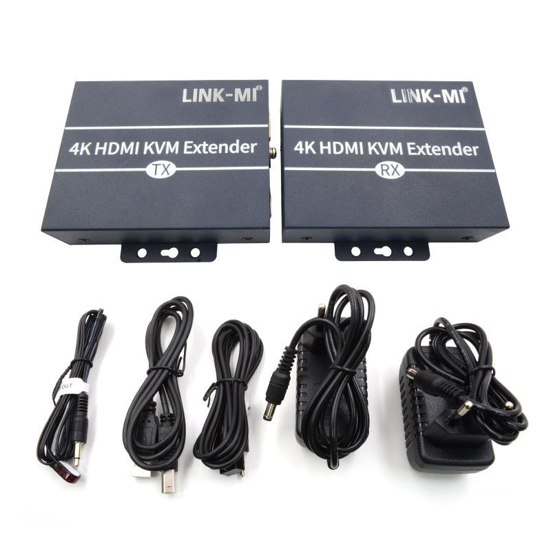 120m 4K KVM Extender HDMI por cable Cat 6 / Cat6e para el ratón de teclado