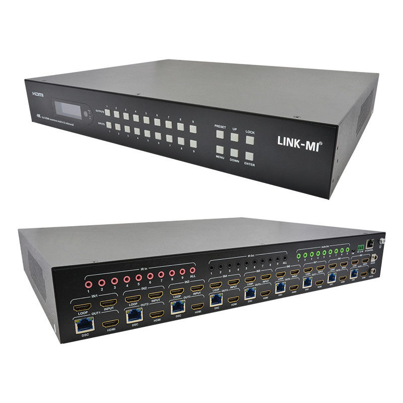 9x9 70M HDMI Procesador de pared de vídeo Hdmi Splitter 3x3 4K HDMI Extensor de matriz