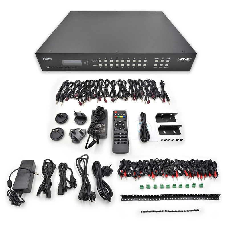 9x9 70M HDMI Procesador de pared de vídeo Hdmi Splitter 3x3 4K HDMI Extensor de matriz