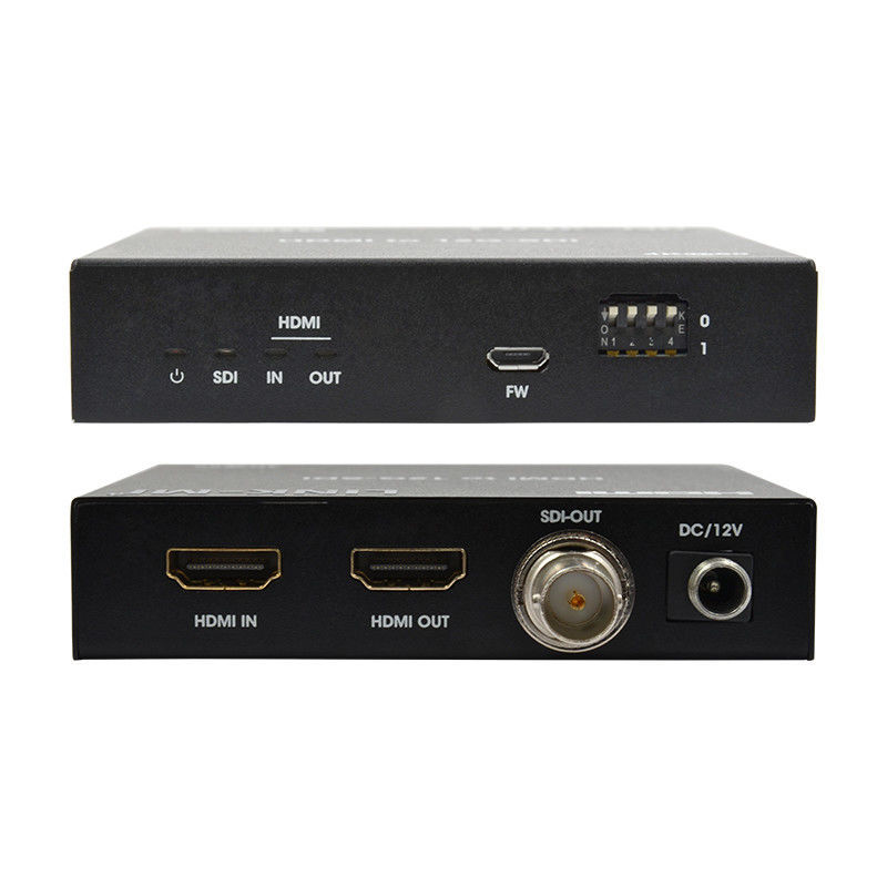 Convertidor HDMI a SDI de 4K con soporte de bucle 12G 4K@60Hz EDID Max 120m