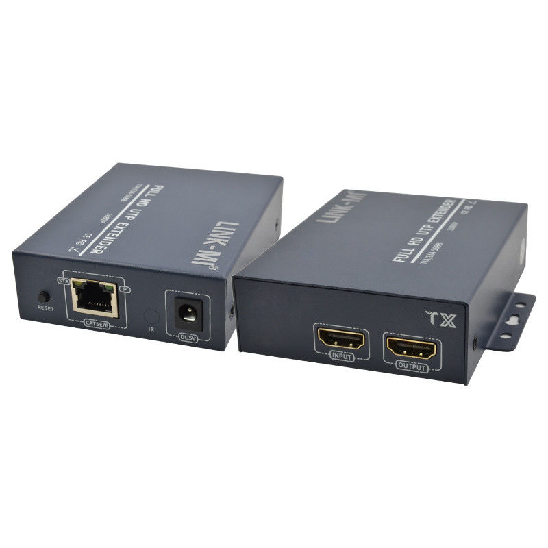 1080P 120M HDMI sobre Cat5E Cat6 Cable de extensor de vídeo con función IR Extensor UTP