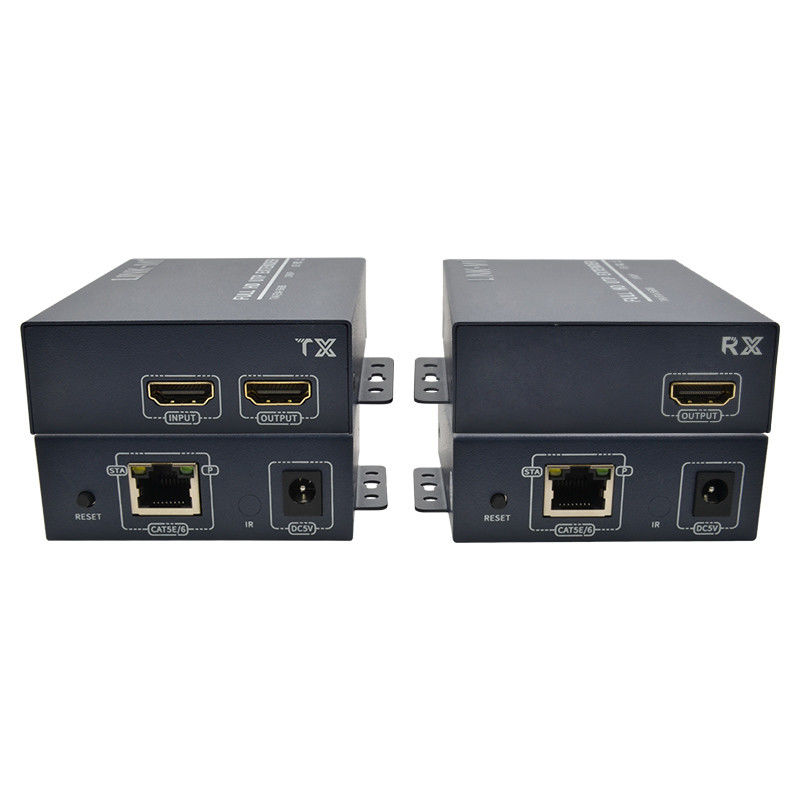 1080P 120M HDMI sobre Cat5E Cat6 Cable de extensor de vídeo con función IR Extensor UTP