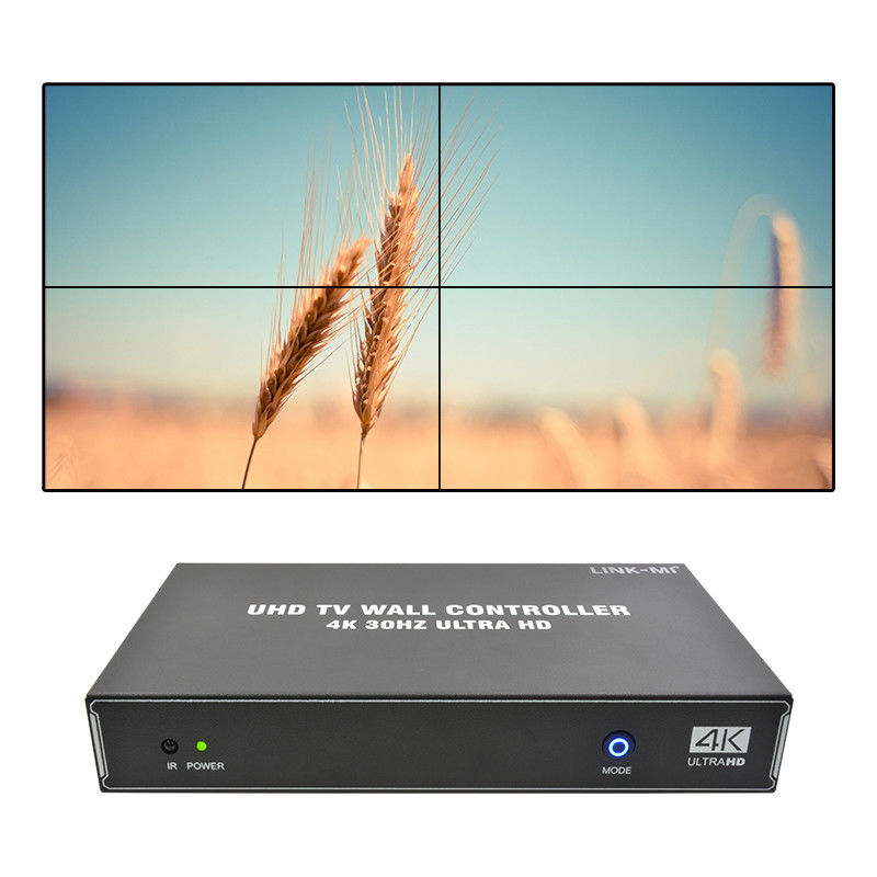 1X4 1X3 1X2 4K controlador de pared de video 30Hz 4 canales HDMI TV Procesador de pared de video 2x2