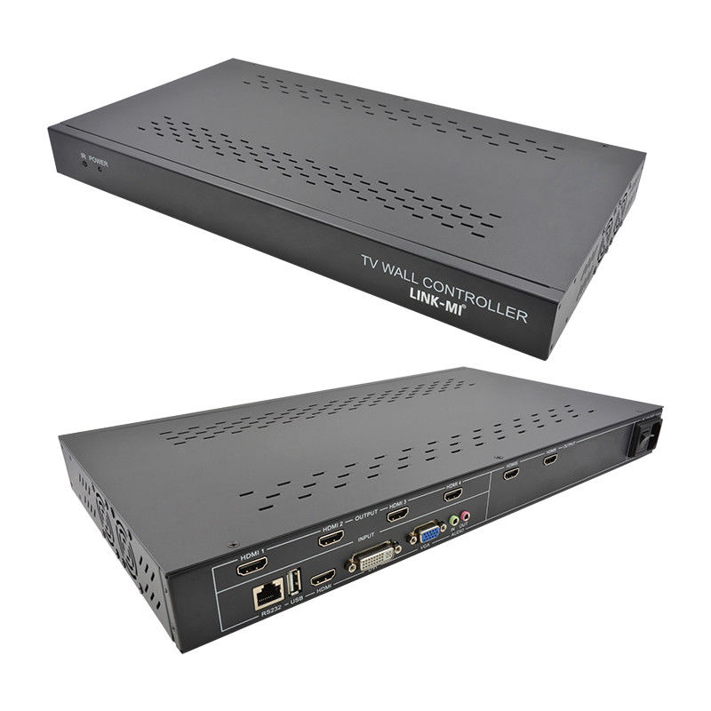 6 canales de control de pared de vídeo HDMI 2X3 LED controlador de pared para 6 televisores de empalme