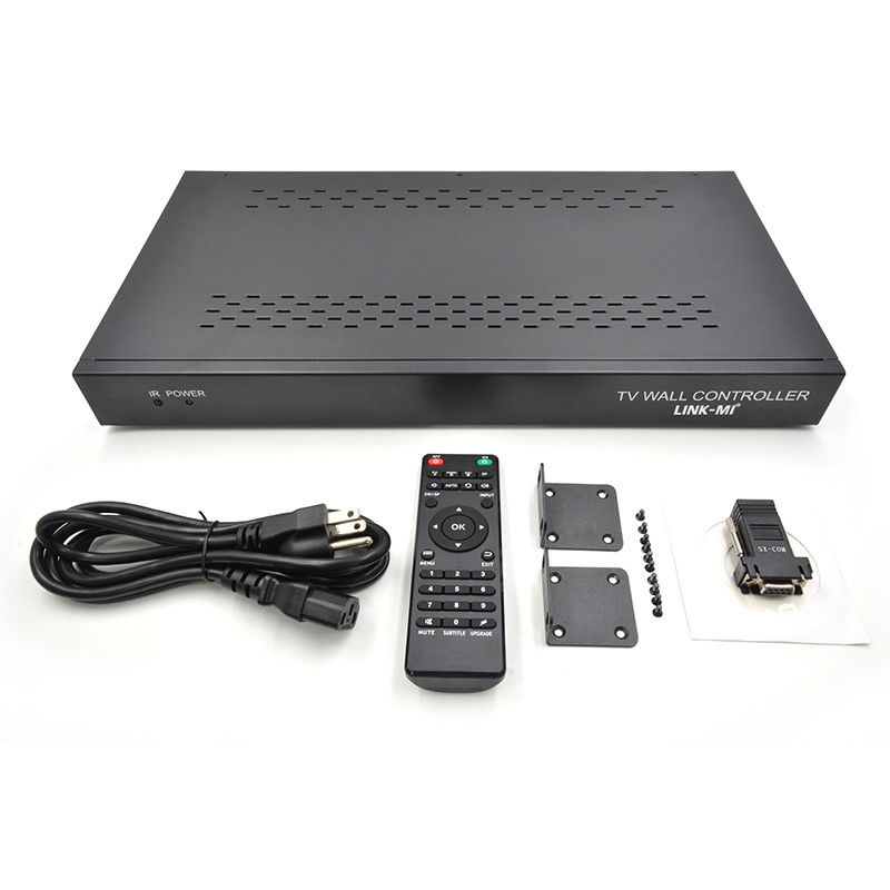 12 canales 3x3 2x2 controlador de pared de TV 3x4 controlador de pantalla de pared de video 3.5mm