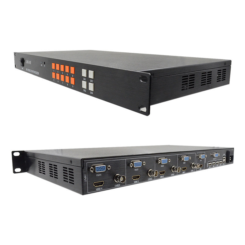 4In 1Out HD HDMI Multi Viewer sintetizador VGA CVBS HDMI 4x1 Cuad Multi Viewer