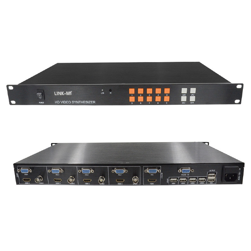 4In 1Out HD HDMI Multi Viewer sintetizador VGA CVBS HDMI 4x1 Cuad Multi Viewer