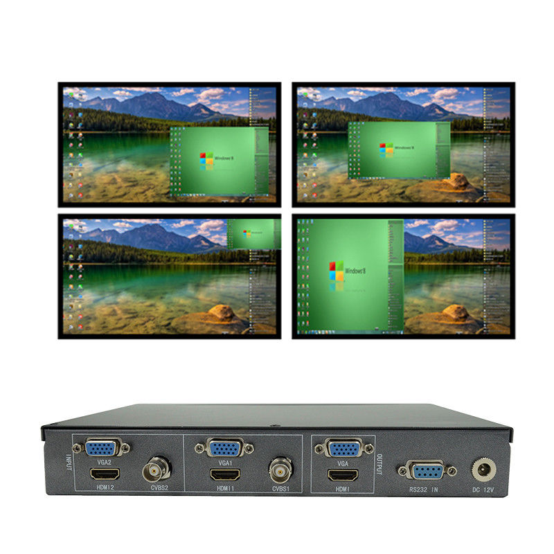 PIP POP 4k 60hz Hdmi Switcher 2x1 Multiviewer Cualquier imagen Zoom In / Out 1080P