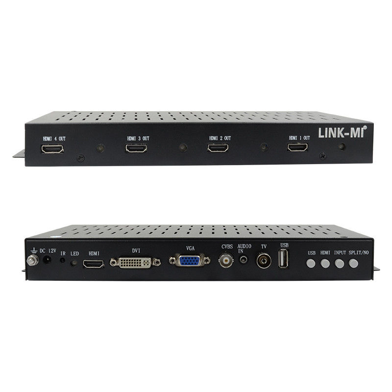 2X2 1X2 1X3 Control de pared de video HDMI 1x4 1080P Rotación de 90 grados para visualización de retratos