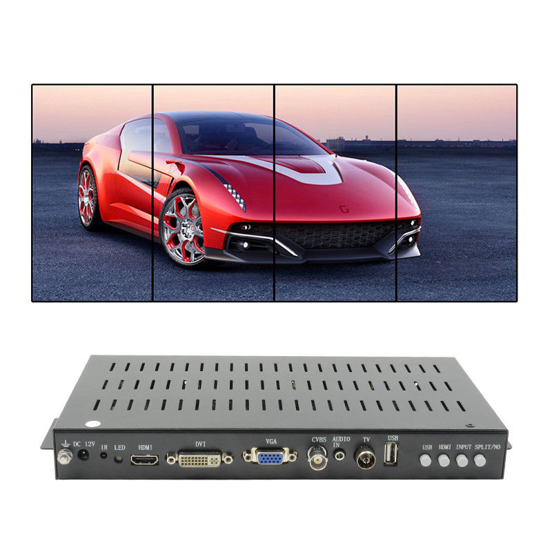 2X2 1X2 1X3 Control de pared de video HDMI 1x4 1080P Rotación de 90 grados para visualización de retratos