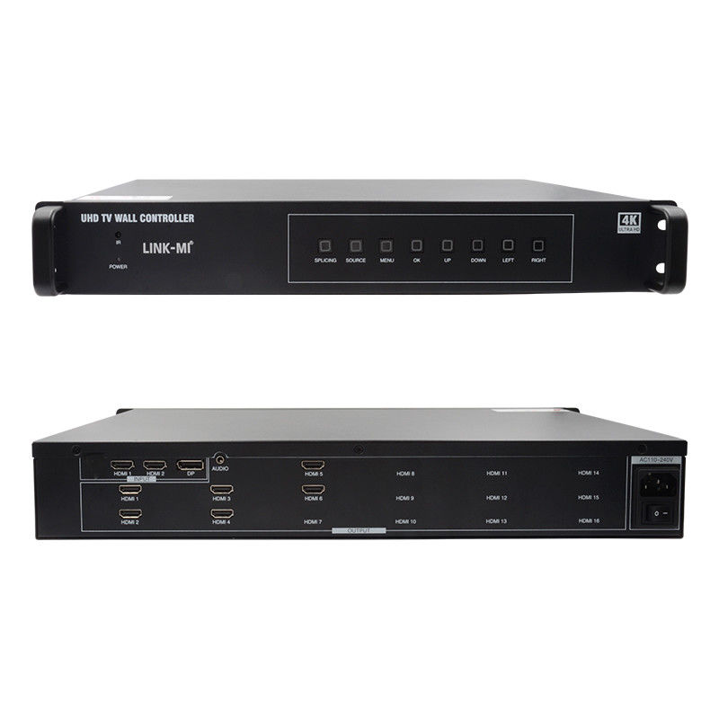 Control de pared de video 2X3 HDMI 4K 1x4 1X3 1X2 Procesador de pared de TV para 6 pantallas