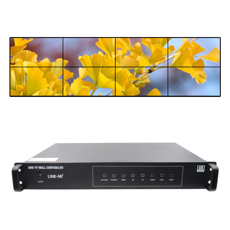 2X4 TV Control de pared HDMI 4K 60Hz 2X3 Procesador de pared de video 2X2 para 8 unidades de visualización