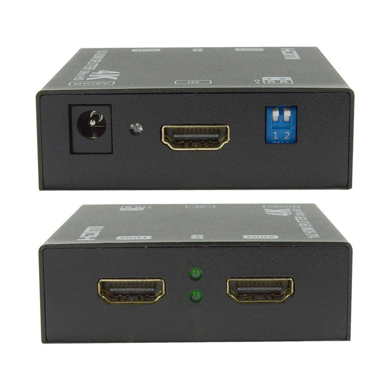 1X2 4K HDMI Extender Splitter Apoyo 4K2K EDID 3D 2 puertos Video Splitter