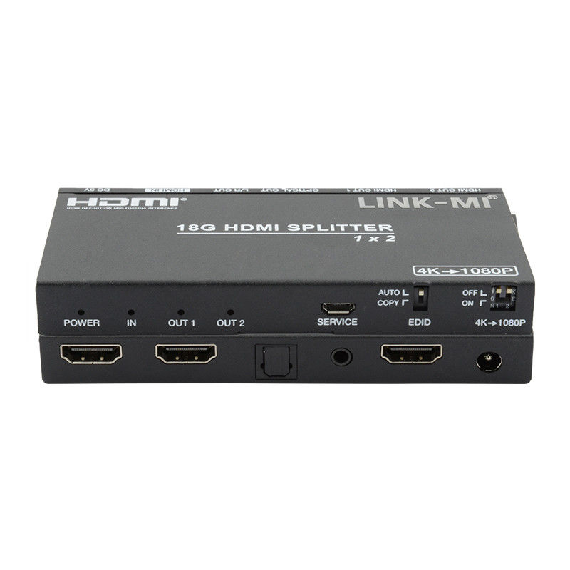 4K 2.0b 2 puertos HDMI Splitter 4 HDCP 2.2COPY AUTO EDID Hdmi Extracto de audio y video