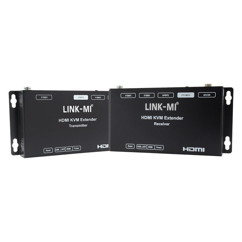 50M HDMI USB KVM Extender hasta 50m 100m soporte doble POC USB2.0