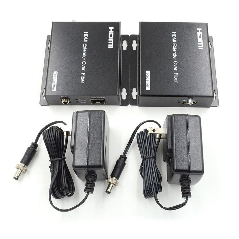 4K AV sobre IP Fibra HDMI KVM Extender Soporte para multicast unicast con USB RS232