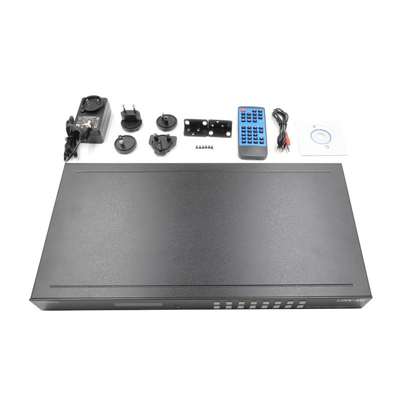 Conmutador de matriz modular HDMI de 8x8 4K con SPDIF Out IP Control de GUI Web para 8 pantallas UHD