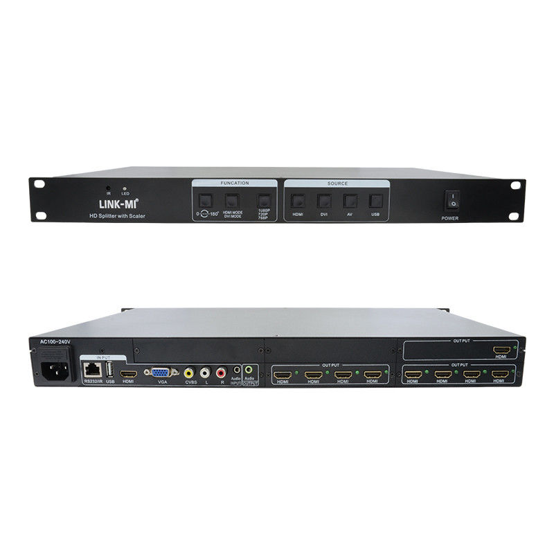 4X20 HDMI Splitter 4K con escalador Hdmi Audio Splitter 4k 4 a 20 canales