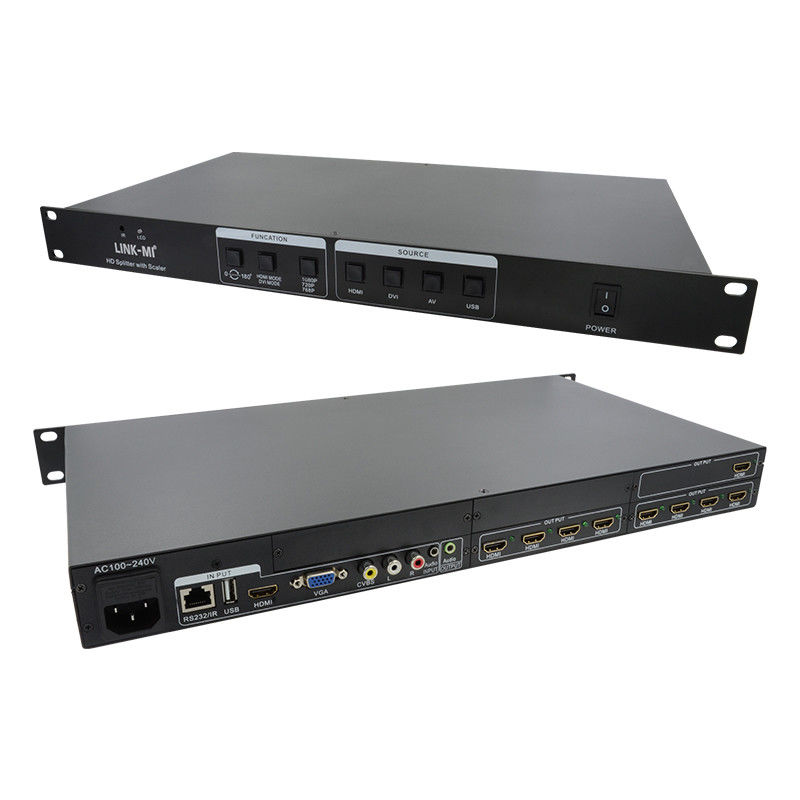 4X20 HDMI Splitter 4K con escalador Hdmi Audio Splitter 4k 4 a 20 canales