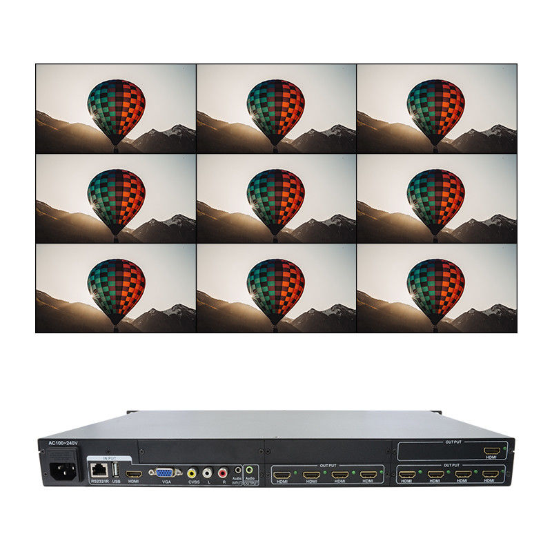 4X20 HDMI Splitter 4K con escalador Hdmi Audio Splitter 4k 4 a 20 canales