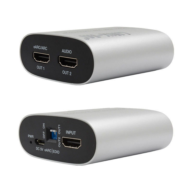 18Gbps Extractor de audio HDMI Extractor 4K@60Hz CEC EDID HDMI EARC Convertidor de extractor de audio