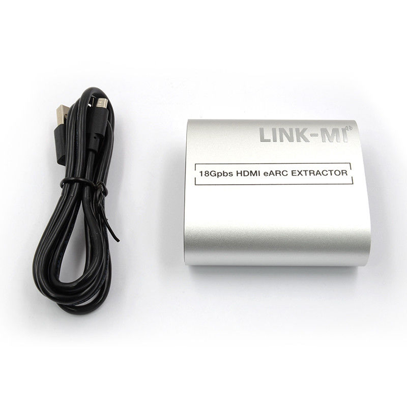 18Gbps Extractor de audio HDMI Extractor 4K@60Hz CEC EDID HDMI EARC Convertidor de extractor de audio