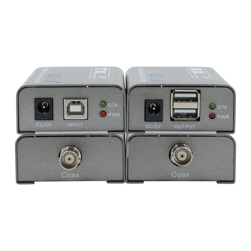 Extensor KVM de 50M para cámara Extensor USB 1080P por cable coaxial Kvm por fibra