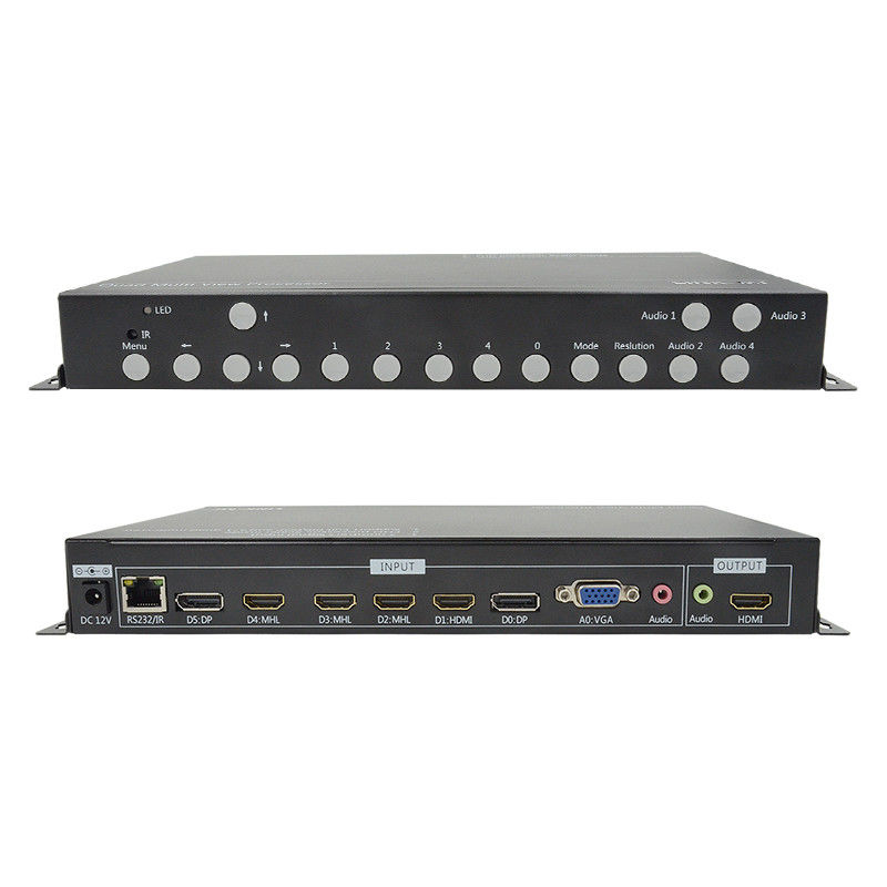 PIP POP HDMI Multi Viewer 4k 4x1 con IR Remote Control RS232 Control del centro de control
