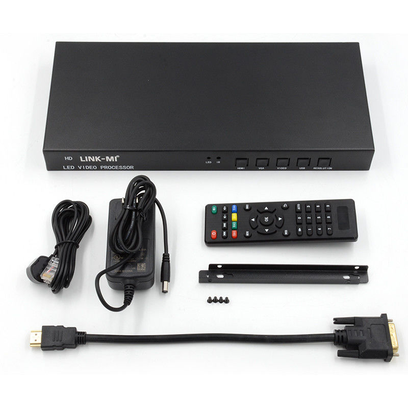3A 4 en 1 Procesador de pantalla LED de salida HDMI controlador de pared de vídeo LED