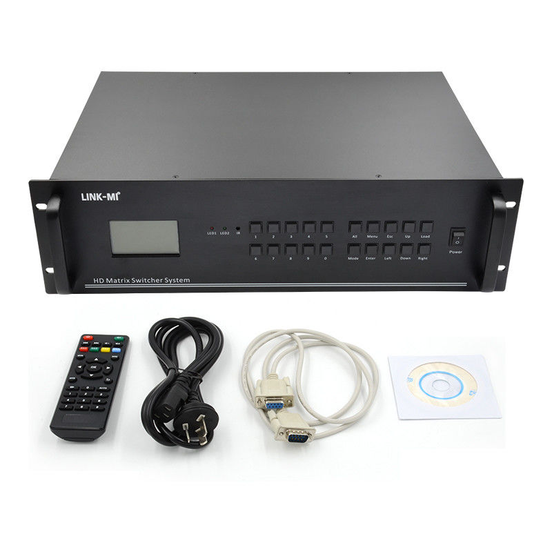 16 en 16 salida HDMI Matrix Switch 4K 16X16 Video Matrix soporte de entrada de señal VGA DVI SDI