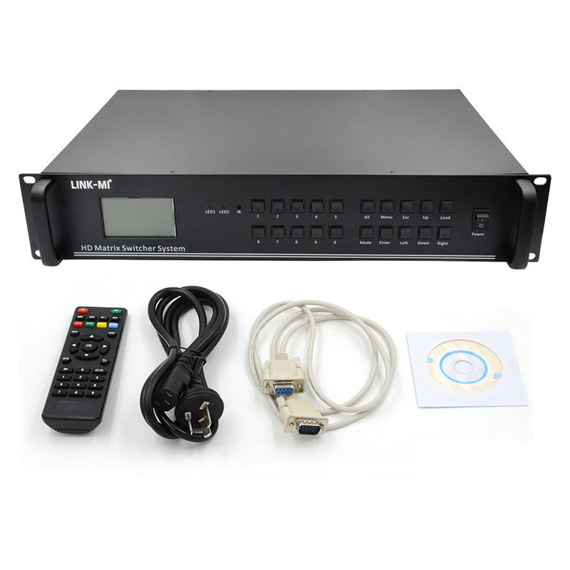 4K Video Audio Matrix 8X8 HDMI Matrix Switcher Sistema RS232 TCP/IP Control remoto