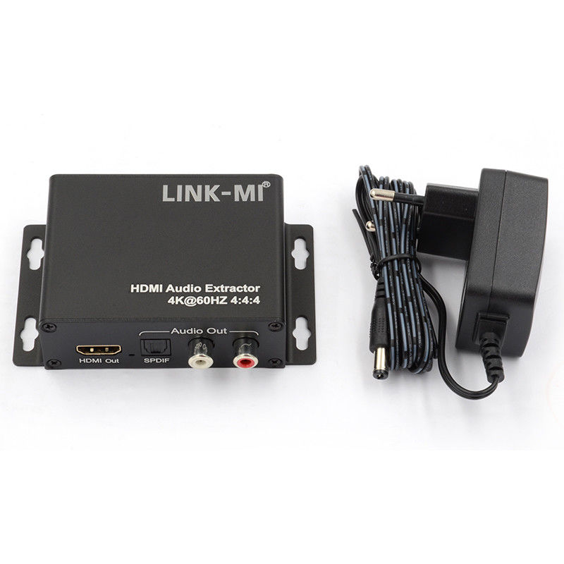 18Gbps 4K 1080P HDMI Extractor de audio soporte EDID 3D para receptores de Apple TV por satélite