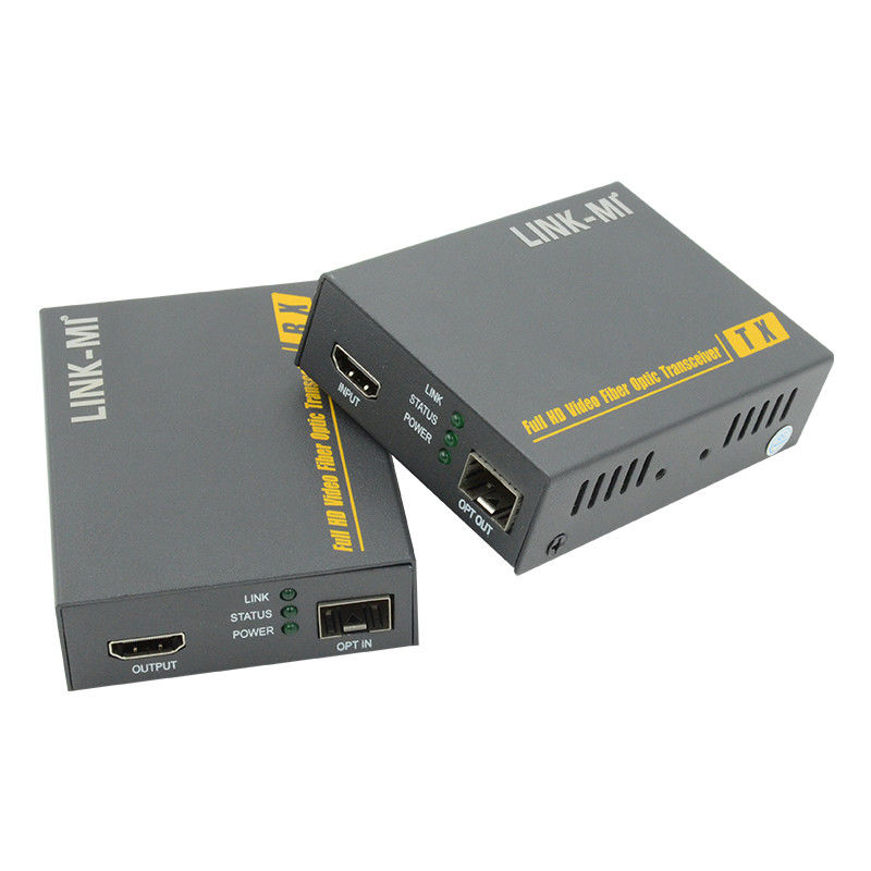 Extensor de fibra óptica HDMI de 2 km Apoyo 3D 4K EDID Extensor de video a través de fibra