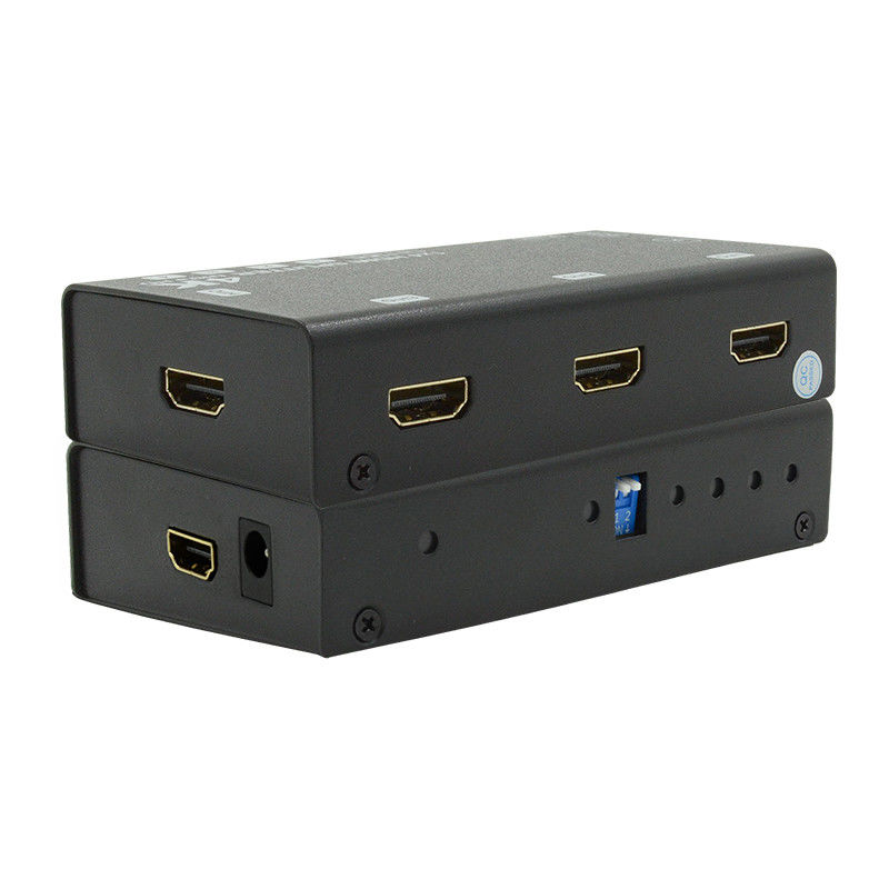 1X4 Video Splitter HDMI 4k 60Hz AV Splitter Soporte 3D EDID para 4 televisores Ultra HD