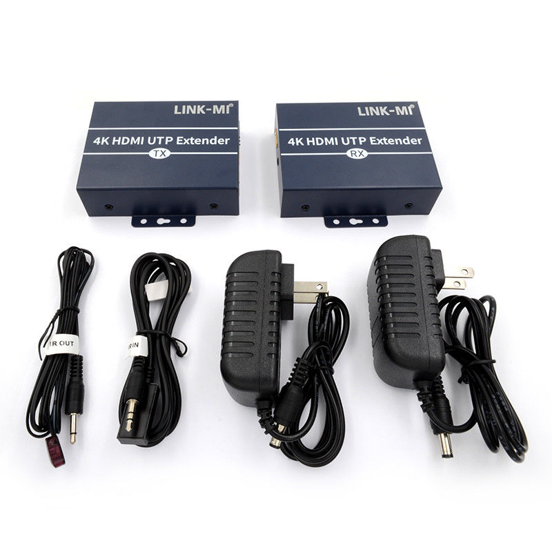 Extensor HDMI 4K de 120m por cable Cat6 Cat6e con control IR HDMI Loop Out