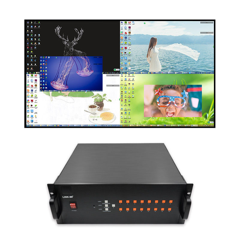 6x1 HDMI Multi Viewer VGA CVBS 6 en 1 fuera 4k Multiviewer sintetizador 1080P