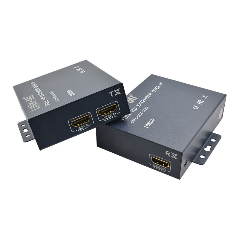 Extensor de 200M HDMI a través de TCP / IP 1080P Apoyo punto a punto punto a múltiples puntos