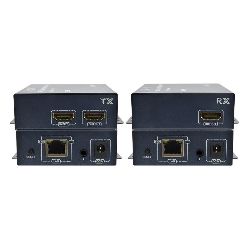 Extensor de 200M HDMI a través de TCP / IP 1080P Apoyo punto a punto punto a múltiples puntos