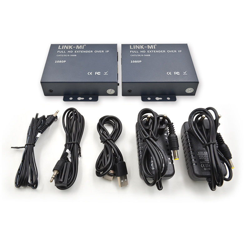 Extensor de 200M HDMI a través de TCP / IP 1080P Apoyo punto a punto punto a múltiples puntos