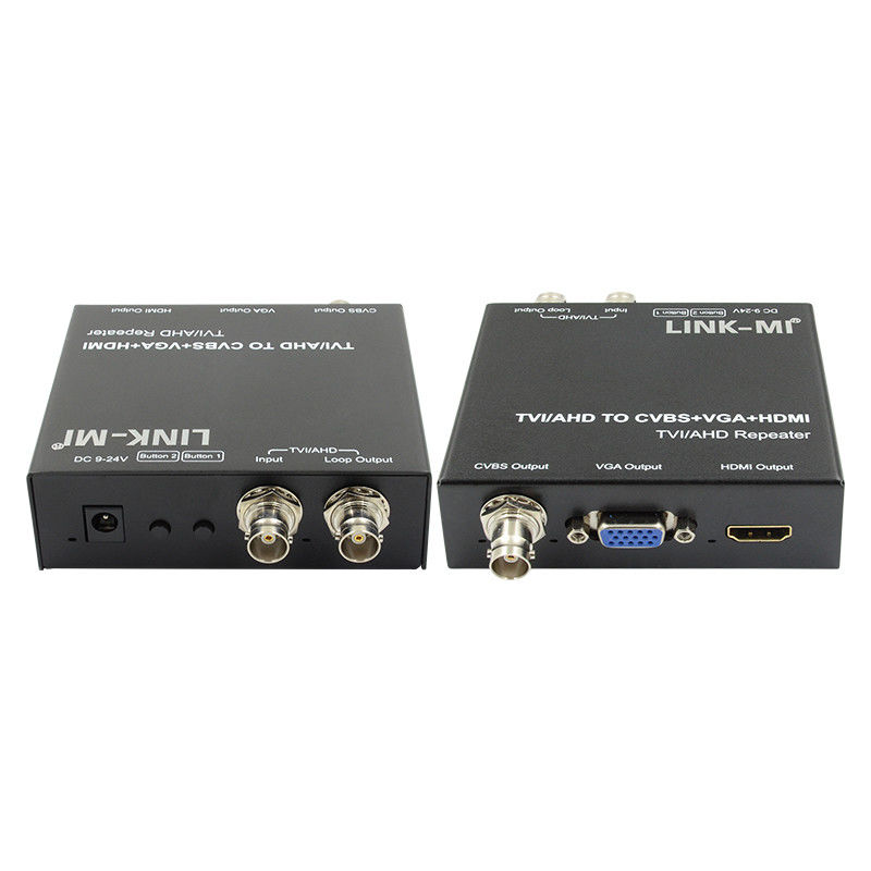 720P 60Hz AHD a convertidor de HDMI TVI CVI a convertidor de vídeo de HDMI CVBS VGA