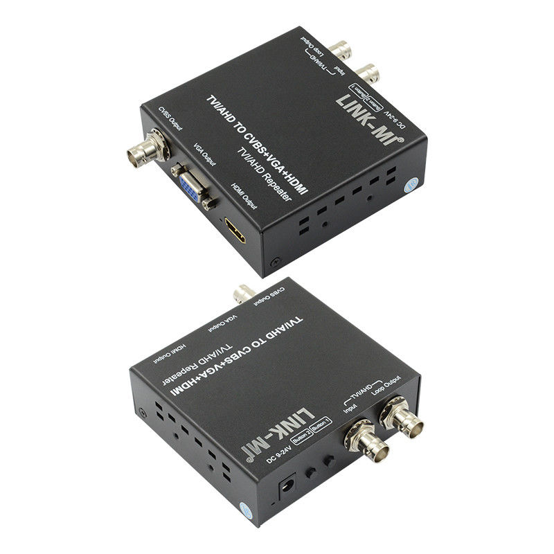 720P 60Hz AHD a convertidor de HDMI TVI CVI a convertidor de vídeo de HDMI CVBS VGA