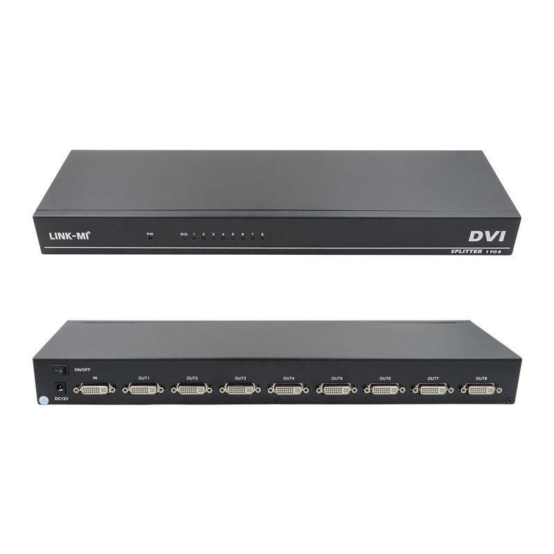 DVI D 29pin Video HDMI Switch Female HDMI Splitter 1 en 8 fuera 4k